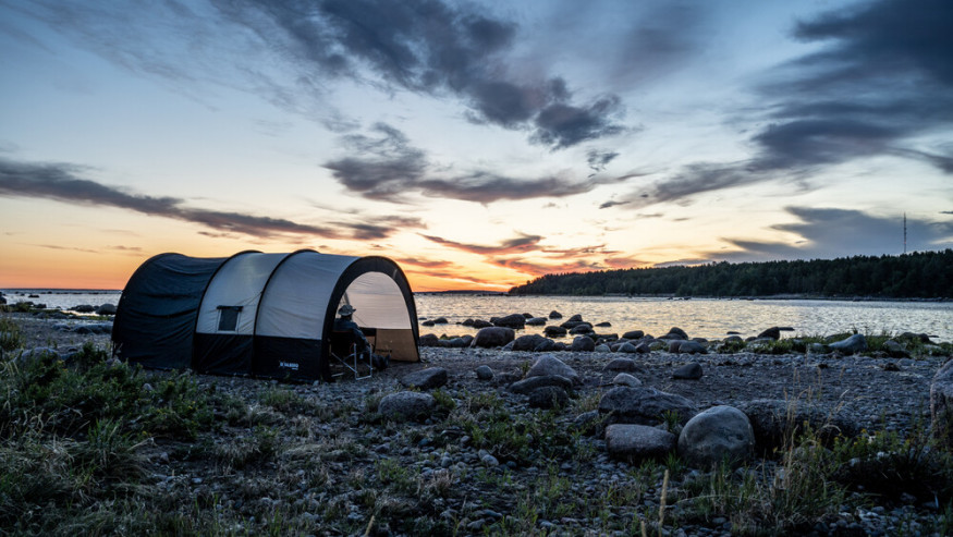 Tonnel Plus 5 палатка TALBERG, серый