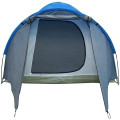 Палатка туристическая Кама-3 двухслойная, (100+215)*215*170 см, серо-синий