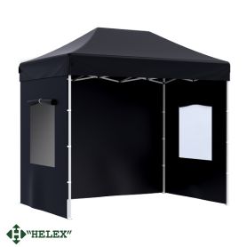 Тент-шатер Helex 24322, (раскладывается гармошкой) 3х2х3м полиэстер, черный 